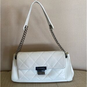 Chanel Classic Leather Accordion Flap Bag